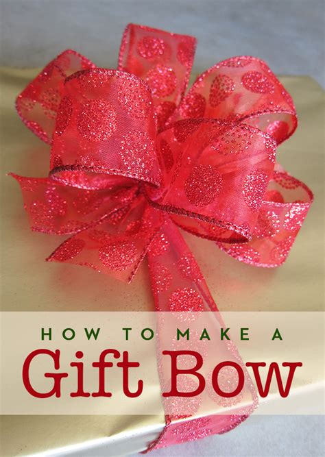 make a gift bow